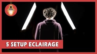 5 SETUP déclairage vidéo avec 2 LUMIERES [upl. by Anikal]