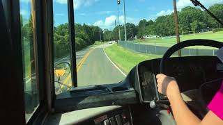 2001 Freightliner FS65 School Bus Ride in Durham NC Bus 429 [upl. by Mace]