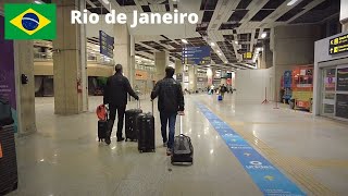 Arriving In RIO DE JANEIRO 🇧🇷  RIOgaleão  Tom Jobim International Airport GIG  Walk Tour [upl. by Ofelia]