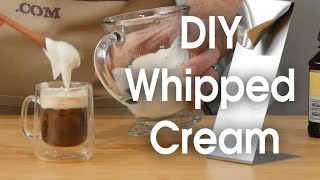 DIY whipped cream in 60 seconds [upl. by Settera]