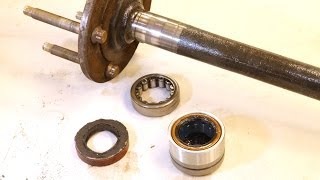 How To Repair Axle Bearings On GM 10Bolt Rearends [upl. by Yerggoeg912]