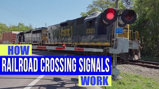 How Railroad Crossing Signals Work [upl. by Leelahk]