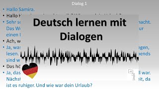 Dialoge A2  B1 Deutsch lernen durch Hören  4 [upl. by Perceval]