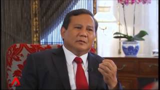 The Interview Indonesian presidential candidate Prabowo Subianto [upl. by Chiquita225]