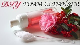 DIY Foam Facial Cleanser Homemade Face Wash [upl. by Ressay443]