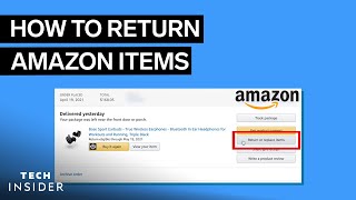 How To Return Amazon Items [upl. by Ynaffad]