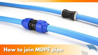 How To Join MDPE Pipe  Pipestock Tutorials [upl. by Nihhi]