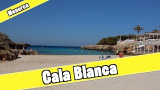 Cala Blanca Menorca Spain Beach and resort [upl. by Fanchon846]