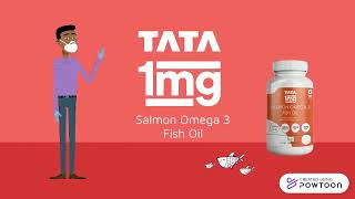 Tata 1mg Salmon Omega 3 Fish Oil [upl. by Kast]