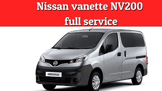 Nissan  vanette  NV200  full service [upl. by Suriaj]