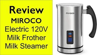 Review Miroco Milk Frother  How to make froth milk at home [upl. by Asiole]