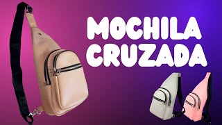 COMO HACER UNA MOCHILA CRUZADA  PECHERA  FACIL  MOLDES GRATIS  LINK EN EL PRIMER COMENTARIO [upl. by Fulks545]