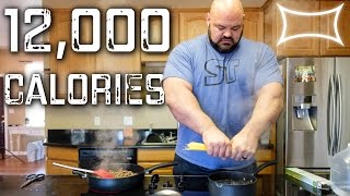 Worlds Strongest Man — Full Day of Eating 12000 calories [upl. by Macpherson760]