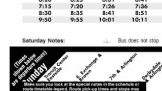 How to Read METRO Bus Schedules [upl. by Butte800]