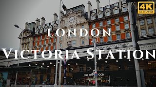 London Victoria Station Walk Through England 4K [upl. by Timmy562]