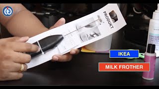 IKEA MILK FROTHER Review amp Battery Installation [upl. by Sulokcin]