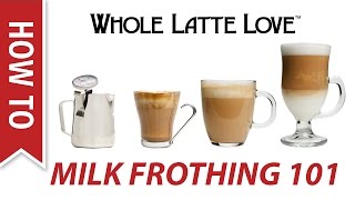 Milk Frothing for Beginners [upl. by Doowyah492]