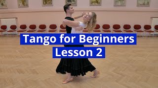 Tango for Beginners Lesson 2  Basic Reverse Turn Open Reverse Turn [upl. by Coppock419]