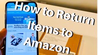 How to Return Items to Amazon Easy [upl. by Alehs]