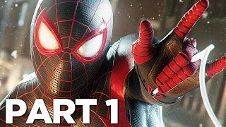 SPIDERMAN MILES MORALES PS5 Walkthrough Gameplay Part 1  INTRO Playstation 5 [upl. by Anippesuig696]