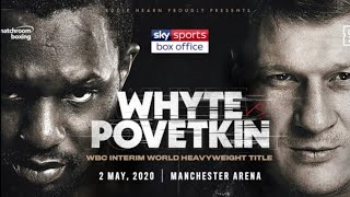 DILLIAN WHYTE VS ALEXANDER POVETKIN LIVE [upl. by Jeromy]