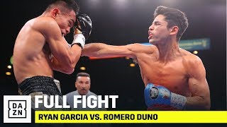 FULL FIGHT  Ryan Garcia vs Romero Duno [upl. by Dressler405]