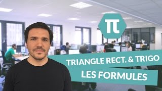 Triangle rectangle et trigonométrie Les formules – Mathématiques  3ème [upl. by Thoma]