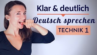 1 KLAR UND DEUTLICH SPRECHEN  Richtig Deutsch sprechen  Aussprache Übungen  Sprechtraining [upl. by Dohsar261]