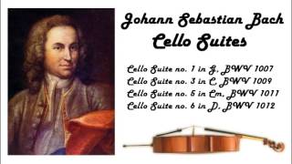 Johann Sebastian Bach  Cello suites in 432 Hz great for reading or studying [upl. by Daune]