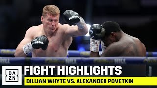 HIGHLIGHTS  Dillian Whyte vs Alexander Povetkin [upl. by Torhert]