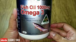 HEALTHY CARE ® AUSTRALIA Fish Oil 1000mg Omega 3 🐠 [upl. by Wiburg842]