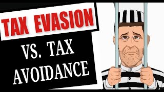 Tax Evasion vs Tax Avoidance Examples [upl. by Woodruff]