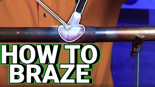 How Professional Plumbers BRAZE COPPER LINES [upl. by Aceissej]